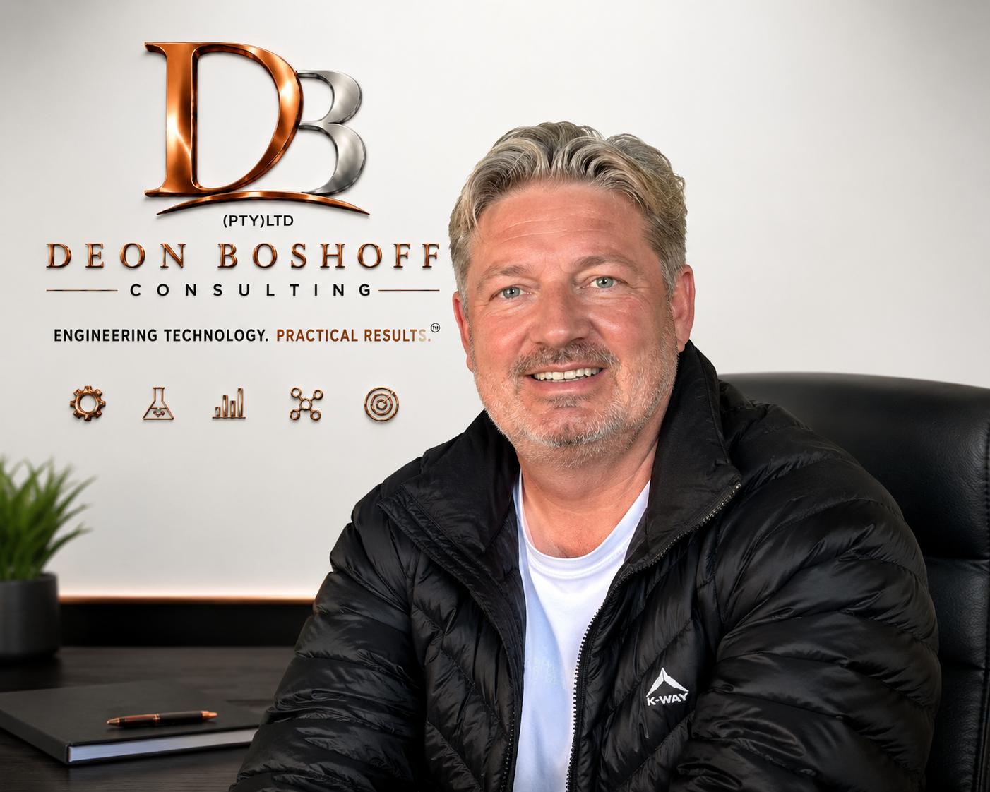 Deon Boshoff — Registered Chemical Engineering Technologist, Process & Metallurgical Engineer